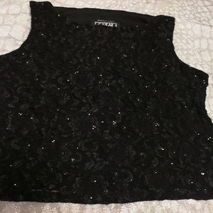 90's party chic tank with tie back